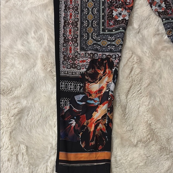 Clover Canyon Drawstring Black and Orange Pants - Picture 5 of 7